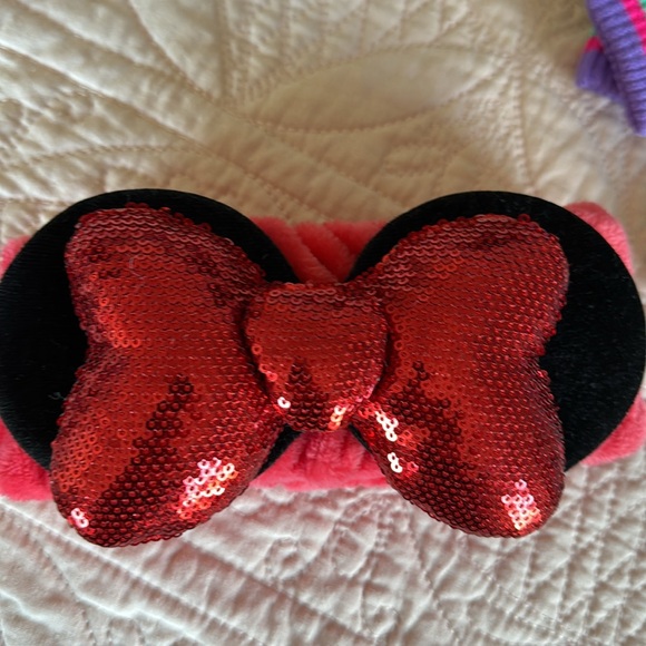 Disney Hat Bundle With A Pair Of Mittens & A Headband EUC - Picture 2 of 11